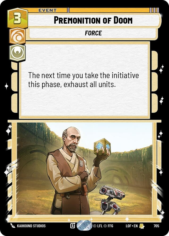 Image for Premonition of Doom (Foil) - Star Wars: Unlimited