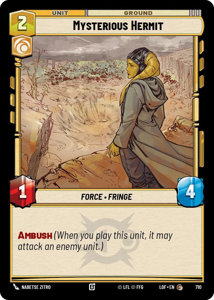 Image for Mysterious Hermit (Foil) - Star Wars: Unlimited