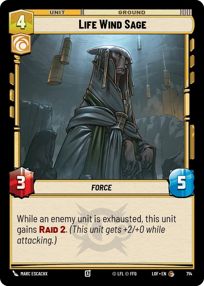 Image for Life Wind Sage (Foil) - Star Wars: Unlimited