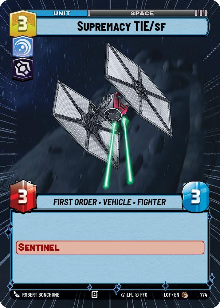 Image for Supremacy TIE/sf (Hyperspace Foil) - Star Wars: Unlimited