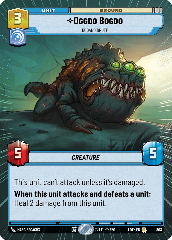 Image for Oggdo Bogdo - Bogano Brute (Hyperspace Foil) - Star Wars: Unlimited