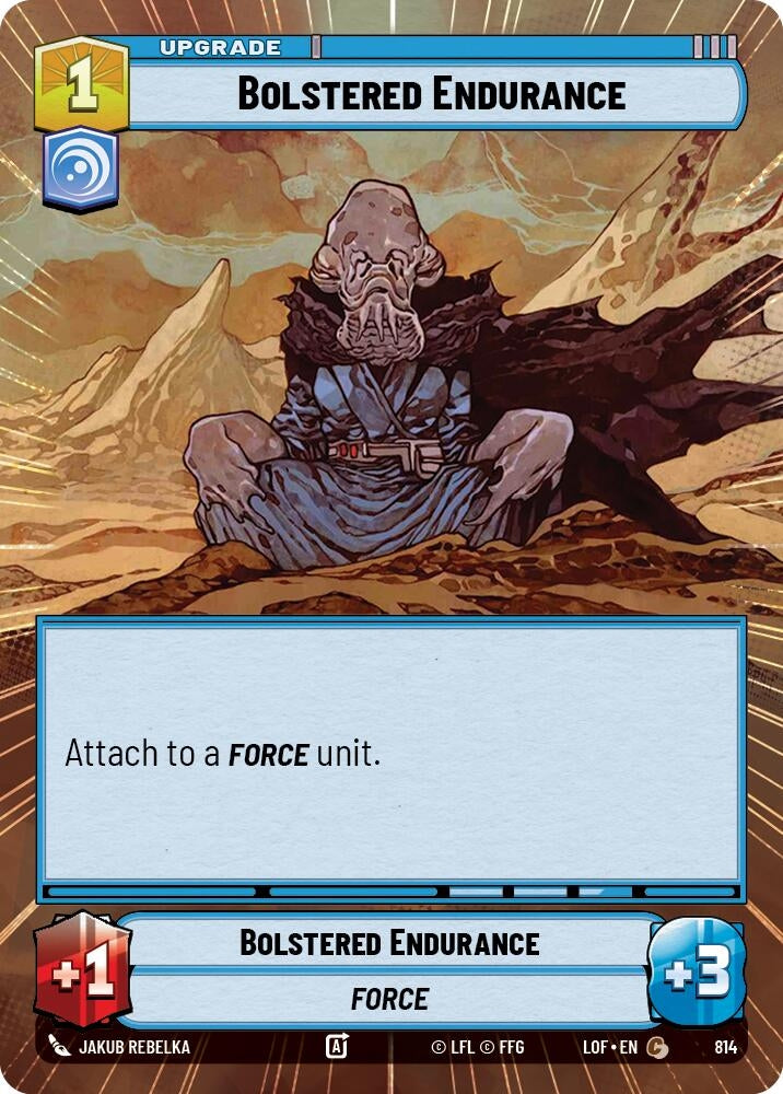Image for Bolstered Endurance (Hyperspace Foil) - Star Wars: Unlimited