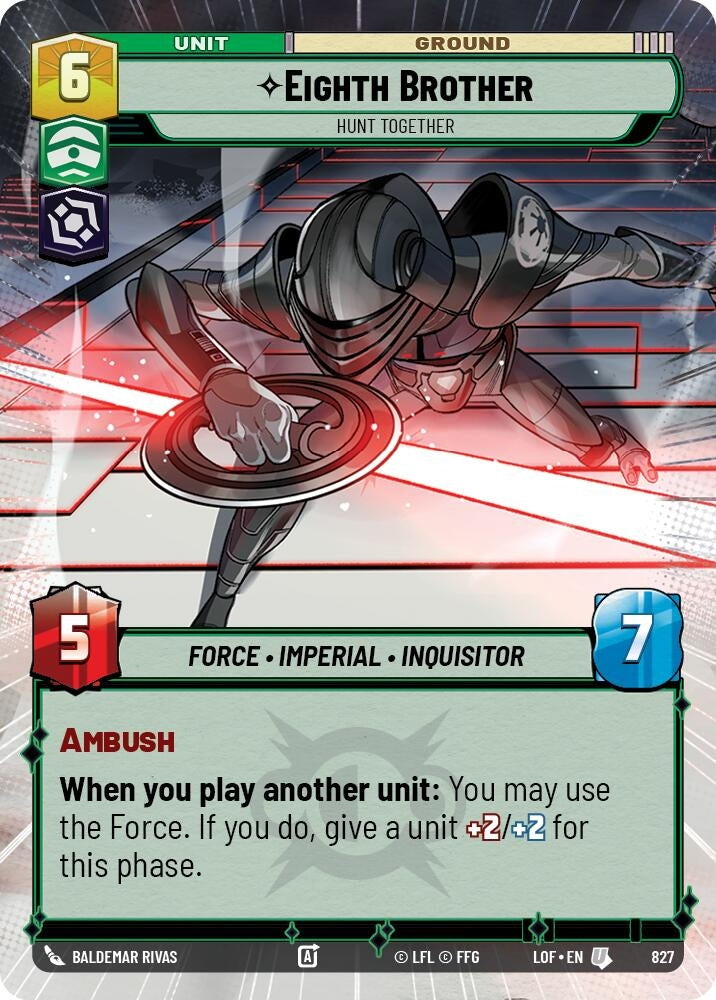 Image for Eighth Brother - Hunt Together (Hyperspace Foil) - Star Wars: Unlimited
