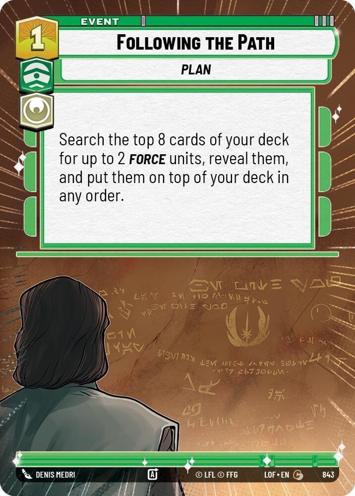 Image for Following the Path (Hyperspace Foil) - Star Wars: Unlimited