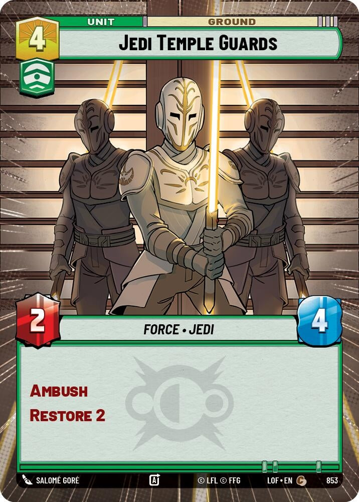 Image for Jedi Temple Guards (Hyperspace Foil) - Star Wars: Unlimited