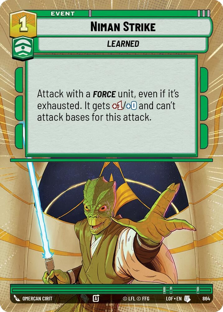 Image for Niman Strike (Hyperspace Foil) - Star Wars: Unlimited