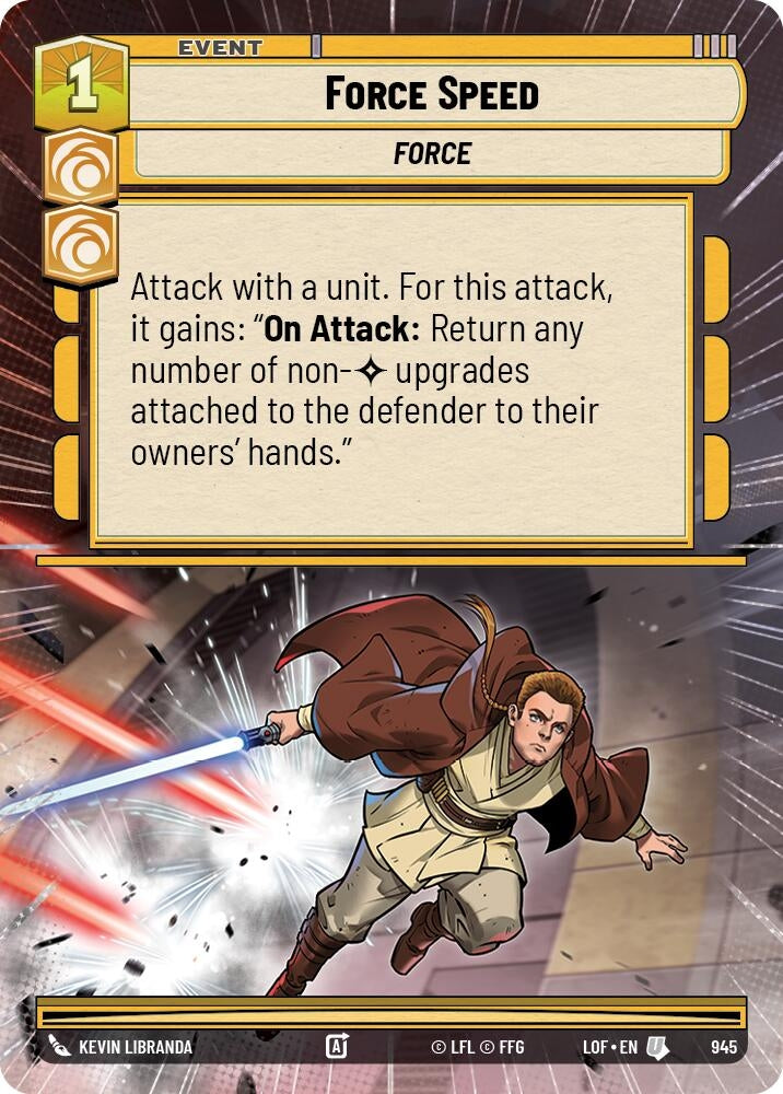 Image for Force Speed (Hyperspace Foil) - Star Wars: Unlimited