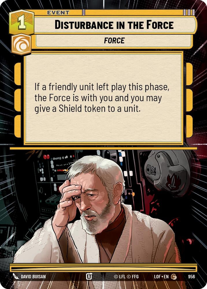 Image for Disturbance in the Force (Hyperspace Foil) - Star Wars: Unlimited
