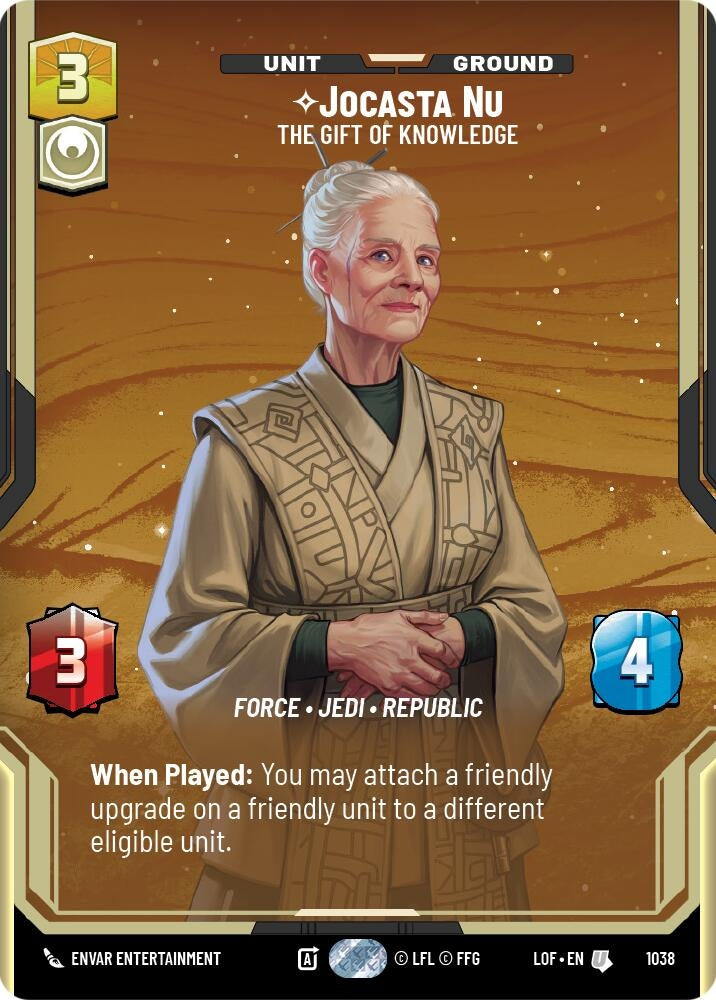 Image for Jocasta Nu - The Gift of Knowledge (Prestige) - Star Wars: Unlimited