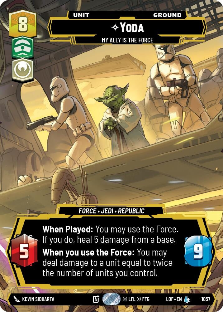 Image for Yoda - My Ally is the Force (Prestige) - Star Wars: Unlimited