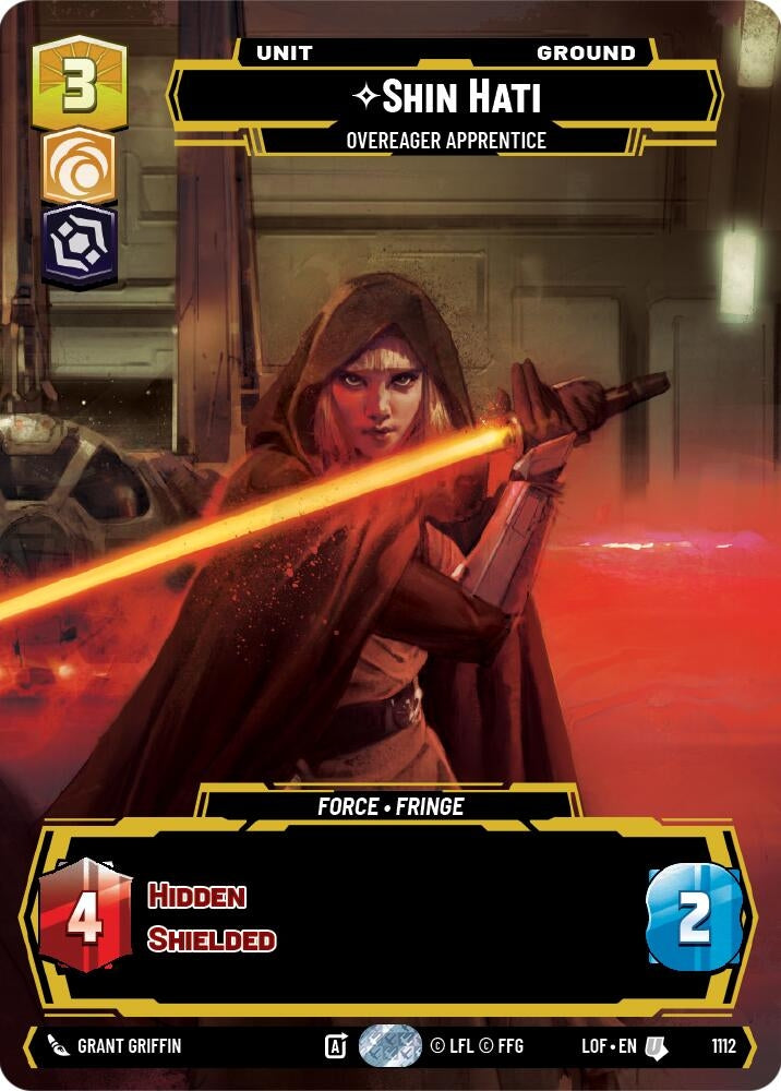 Image for Shin Hati - Overeager Apprentice (Prestige Foil) - Star Wars: Unlimited