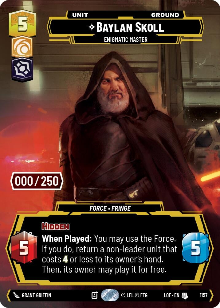 Image for Baylan Skoll - Enigmatic Master (Serialized) - Star Wars: Unlimited