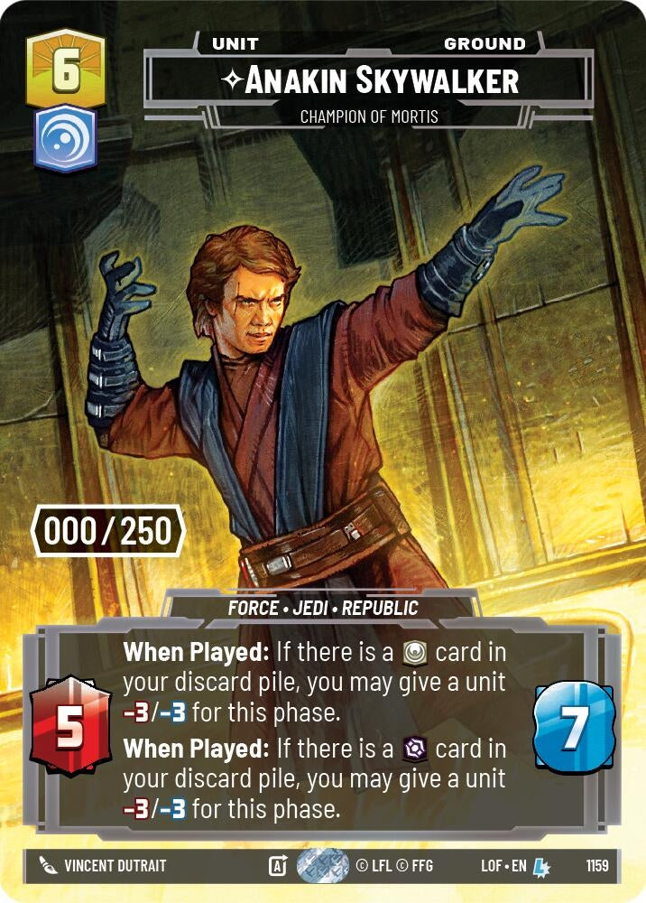 Image for Anakin Skywalker - Champion of Mortis (Serialized) - Star Wars: Unlimited