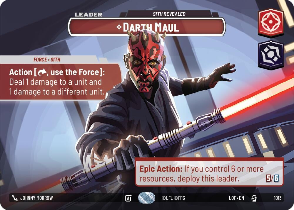 Image for Darth Maul - Sith Revealed (Showcase) - Star Wars: Unlimited