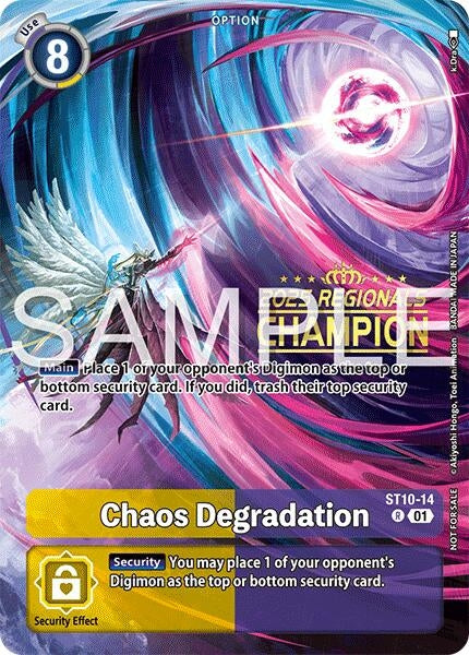 Image for Chaos Degradation (Regionals 25-26 Season 2 Champion) - Digimon Card Game