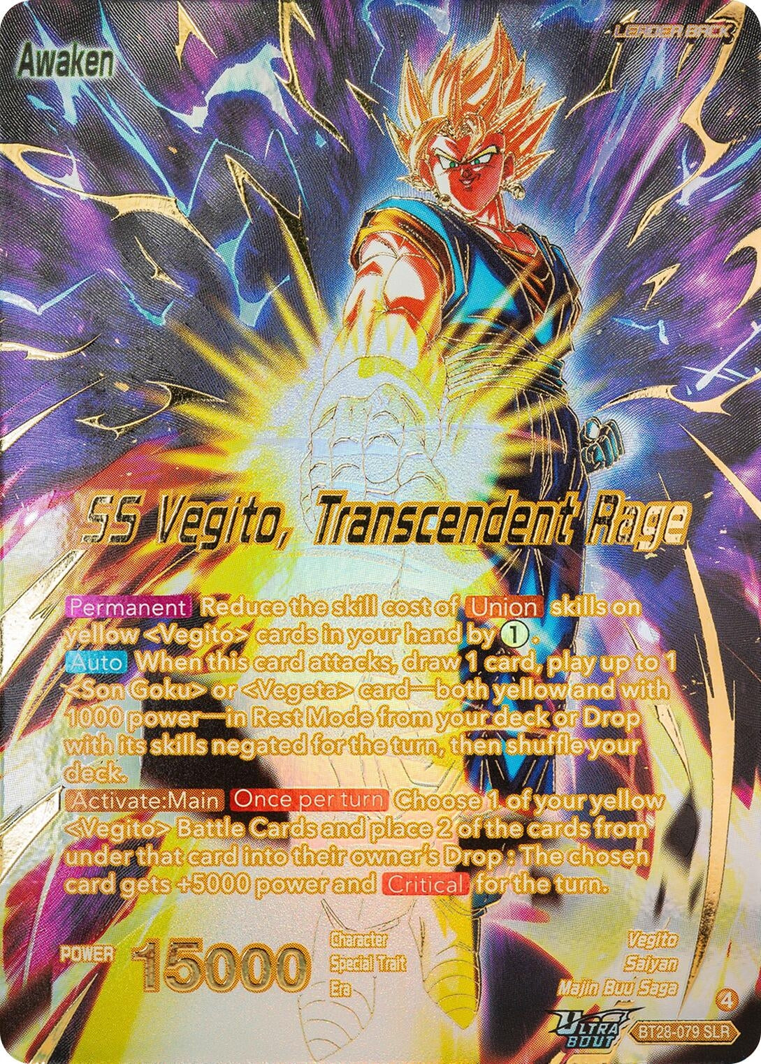 Image for Vegito // SS Vegito, Transcendent Rage (SLR) - Dragon Ball Super: Masters