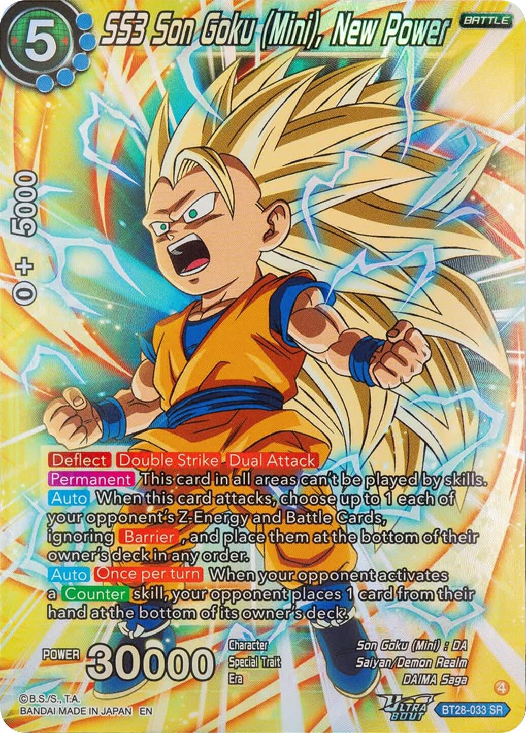 Image for SS3 Son Goku (Mini), New Power - Dragon Ball Super: Masters