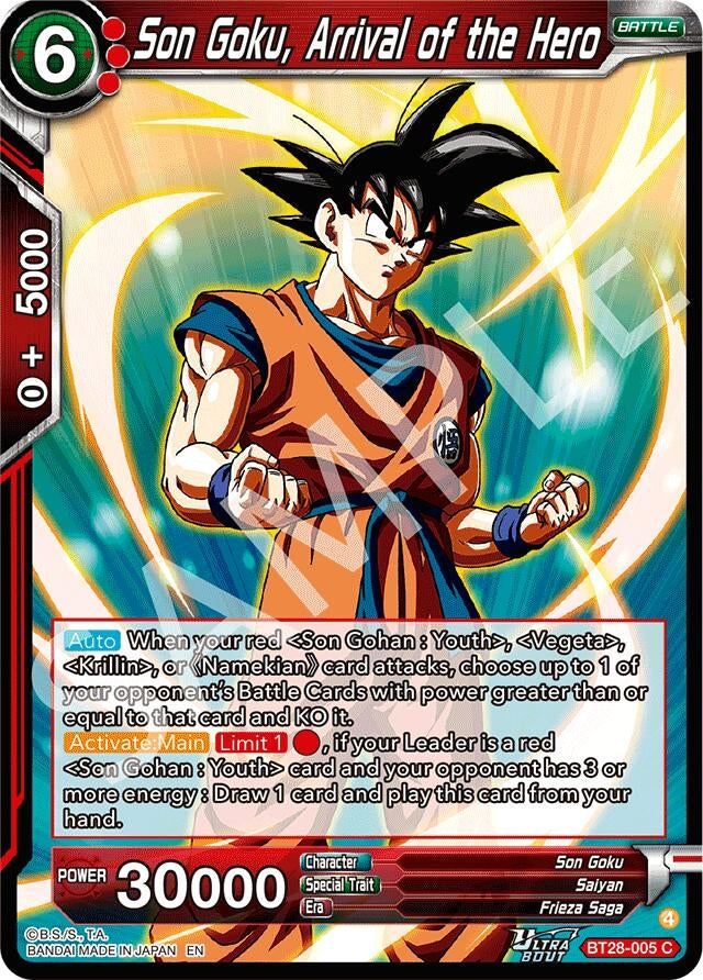 Image for Son Goku, Arrival of the Hero - Dragon Ball Super: Masters
