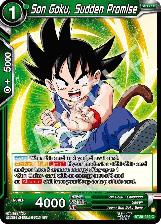 Image for Son Goku, Sudden Promise - Dragon Ball Super: Masters