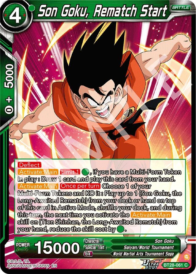 Image for Son Goku, Rematch Start - Dragon Ball Super: Masters