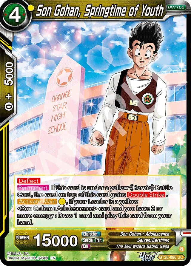 Image for Son Gohan, Springtime of Youth - Dragon Ball Super: Masters