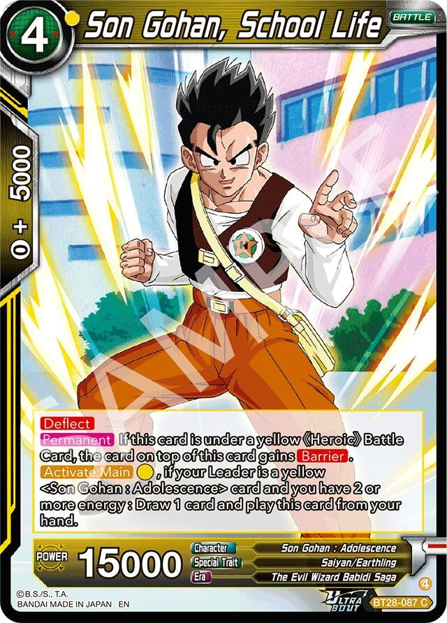 Image for Son Gohan, School Life - Dragon Ball Super: Masters