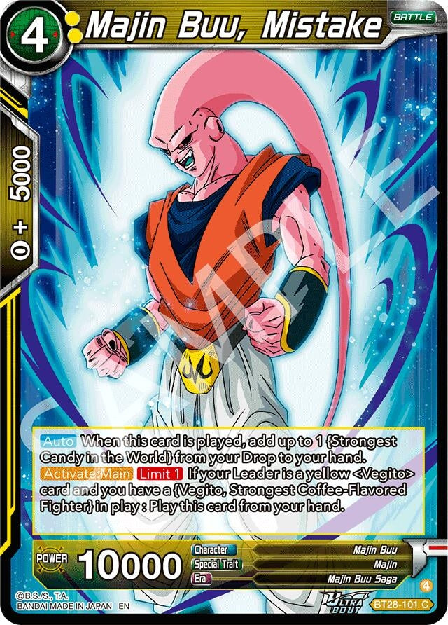 Image for Majin Buu, Mistake - Dragon Ball Super: Masters