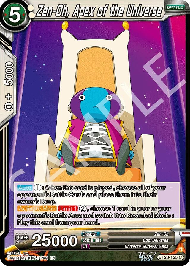 Image for Zen-Oh, Apex of the Universe - Dragon Ball Super: Masters