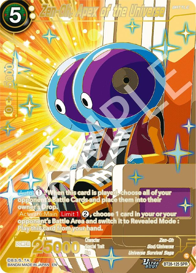 Image for Zen-Oh, Apex of the Universe (SPR) - Dragon Ball Super: Masters