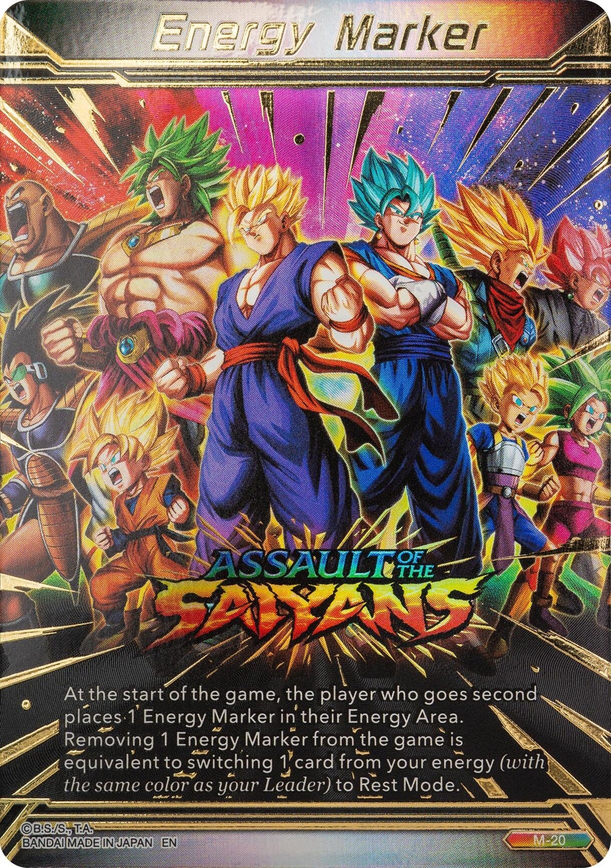 Image for Energy Marker - Assault of the Saiyans (M-20) - Dragon Ball Super: Masters