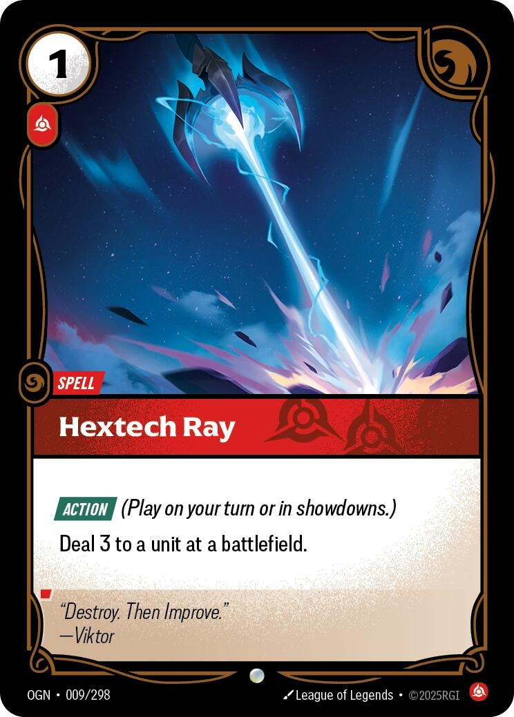 Image for Hextech Ray - Riftbound: League of Legends Trading Card Game