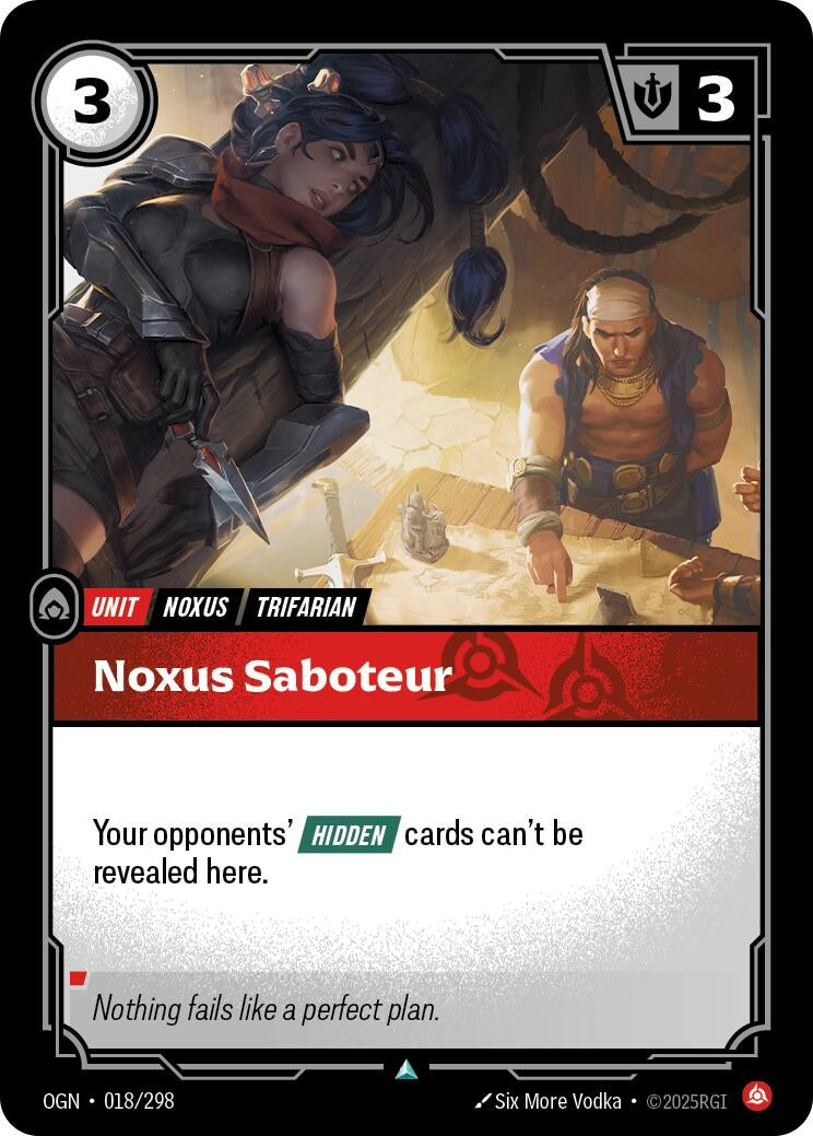 Image for Noxus Saboteur - Riftbound: League of Legends Trading Card Game