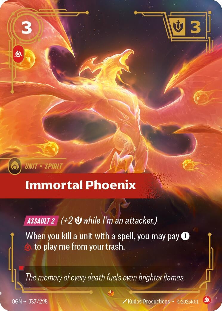 Image for Immortal Phoenix - Riftbound: League of Legends Trading Card Game