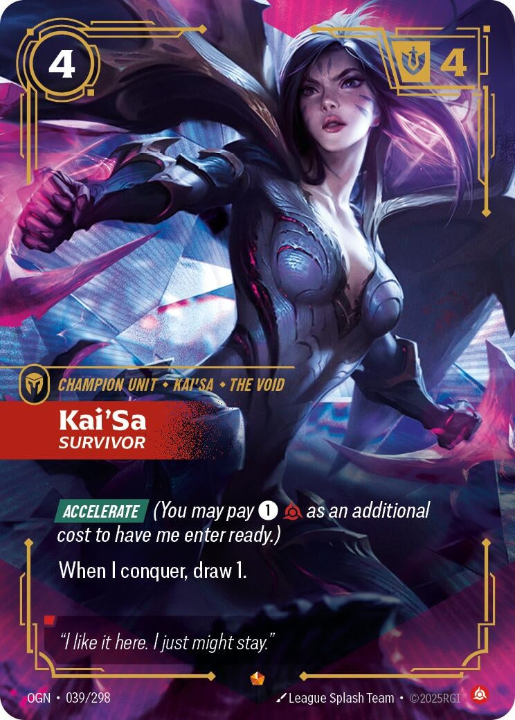 Image for Kai'Sa, Survivor - Riftbound: League of Legends Trading Card Game