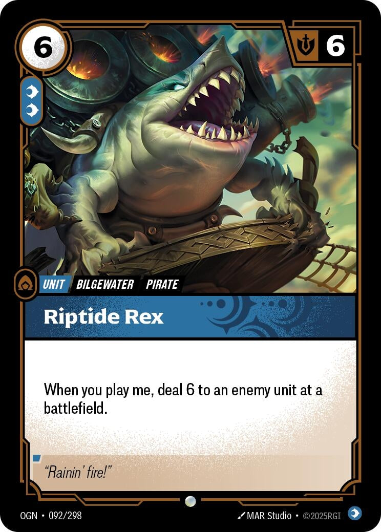 Image for Riptide Rex - Riftbound: League of Legends Trading Card Game