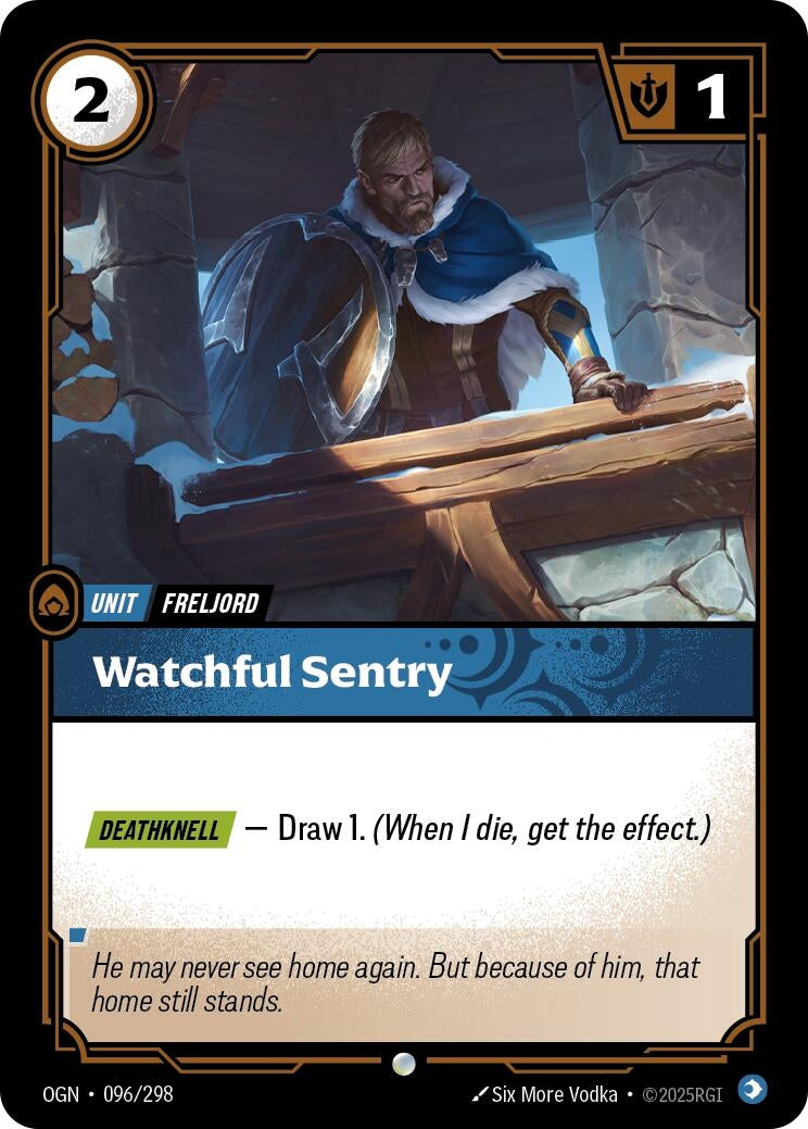 Image for Watchful Sentry - Riftbound: League of Legends Trading Card Game