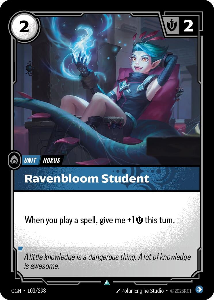 Image for Ravenbloom Student - Riftbound: League of Legends Trading Card Game