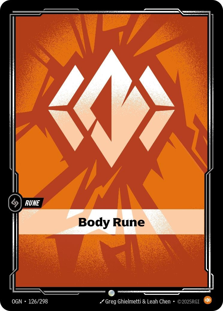 Image for Body Rune - Riftbound: League of Legends Trading Card Game