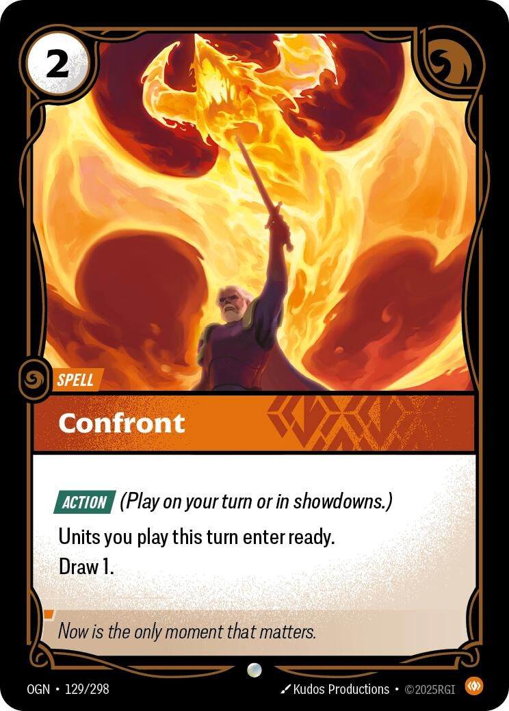 Image for Confront - Riftbound: League of Legends Trading Card Game