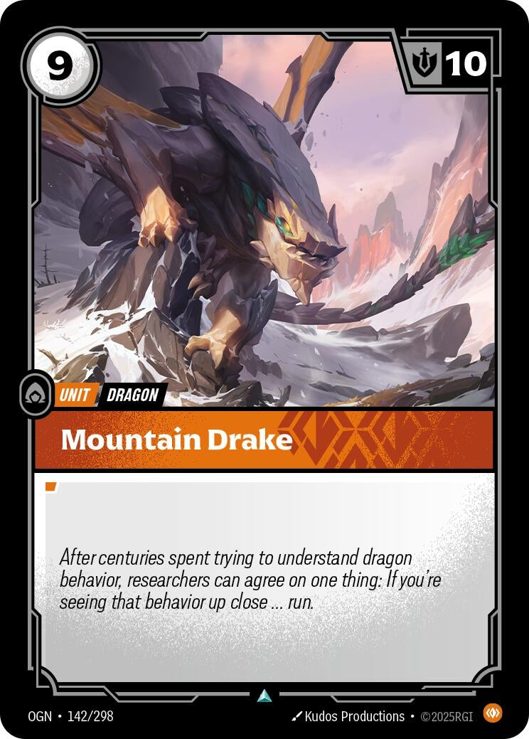 Image for Mountain Drake - Riftbound: League of Legends Trading Card Game