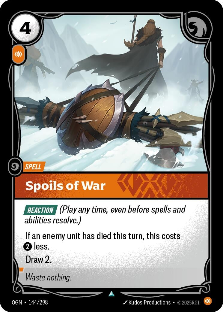 Image for Spoils of War - Riftbound: League of Legends Trading Card Game