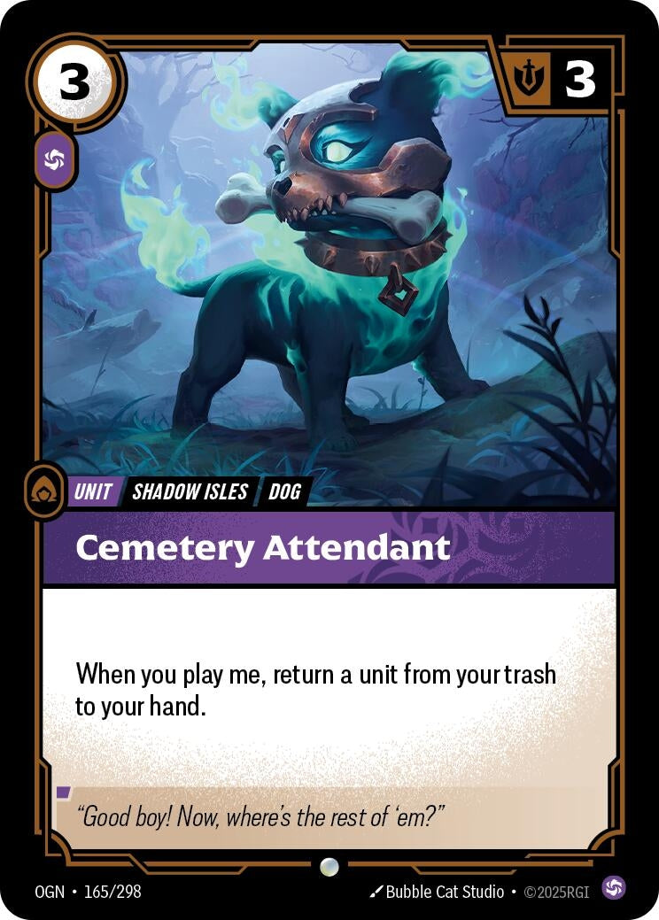 Image for Cemetery Attendant - Riftbound: League of Legends Trading Card Game