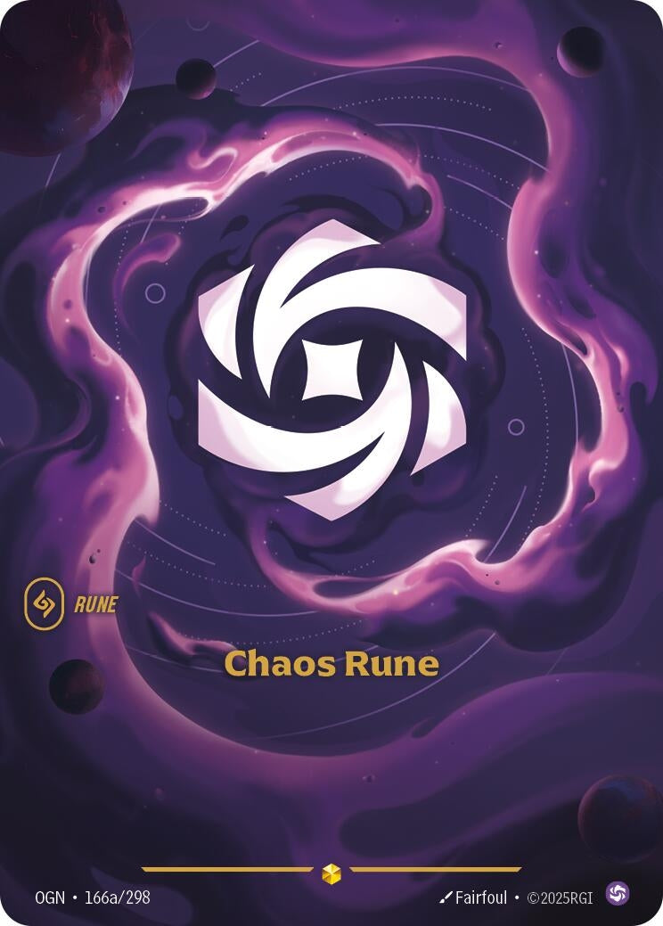 Image for Chaos Rune (Alternate Art) - Riftbound: League of Legends Trading Card Game