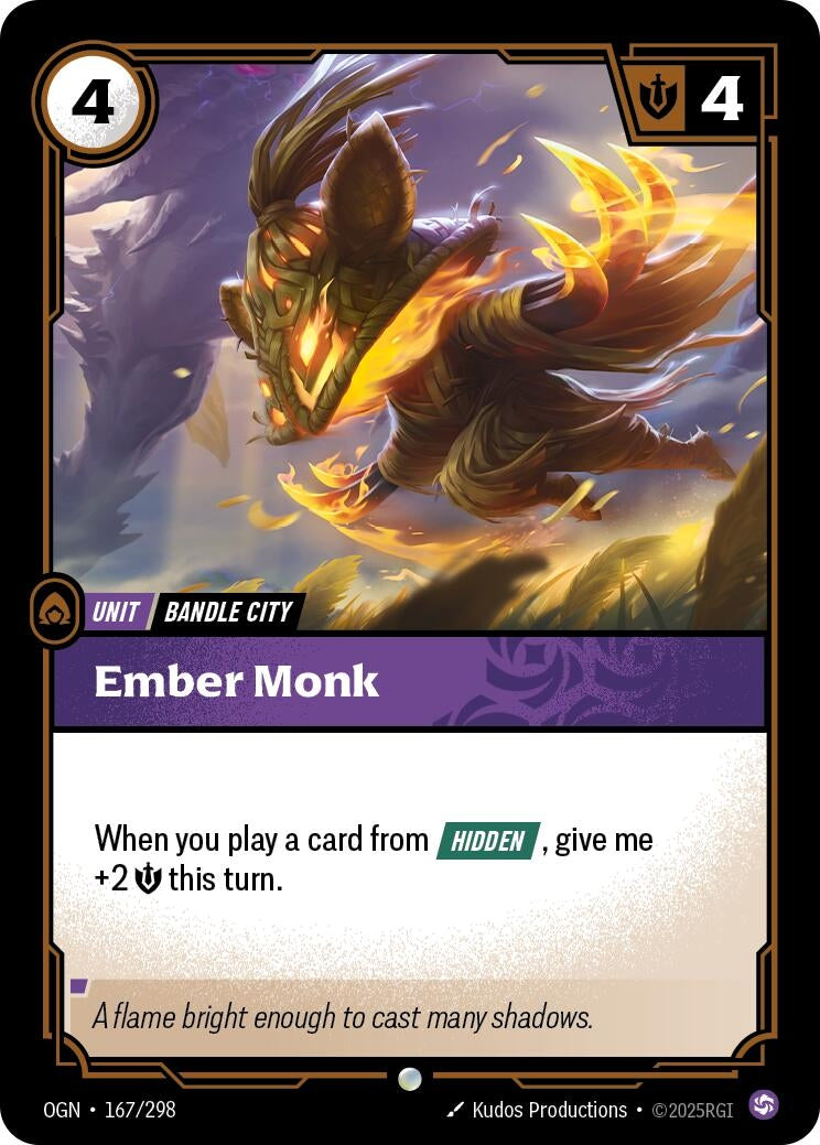 Image for Ember Monk - Riftbound: League of Legends Trading Card Game