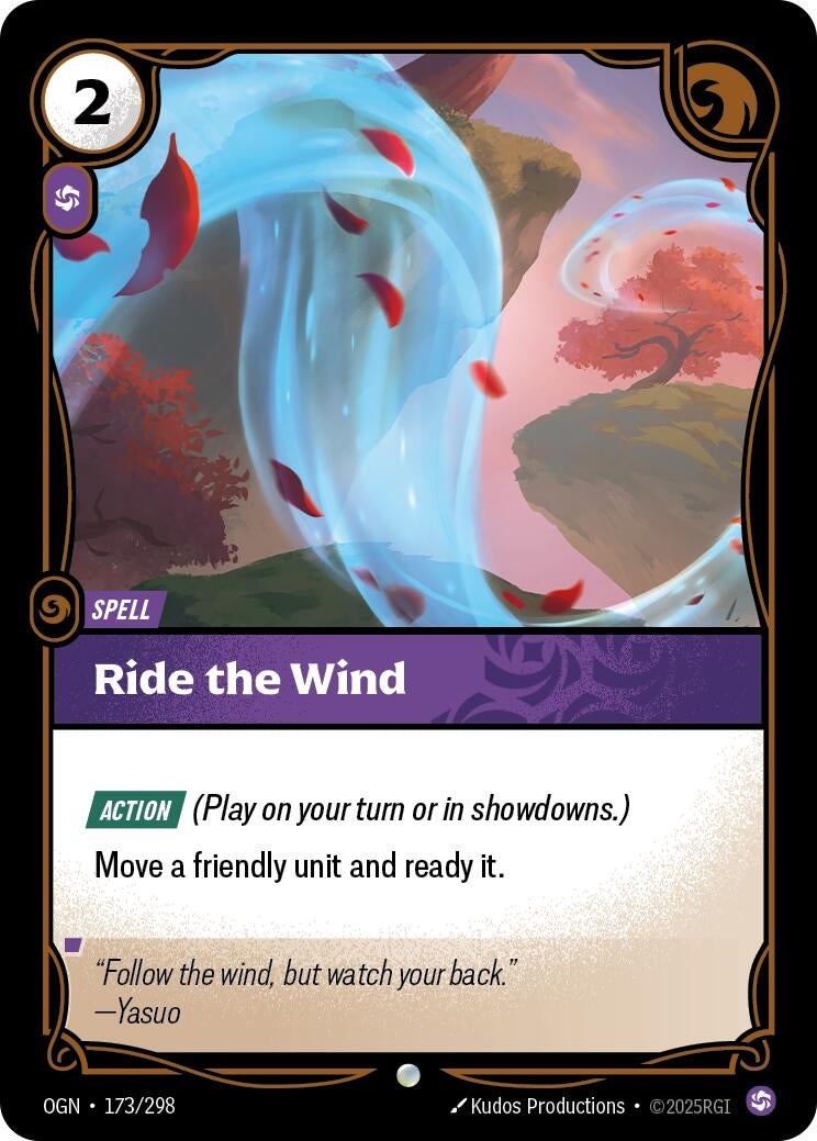 Image for Ride The Wind - Riftbound: League of Legends Trading Card Game