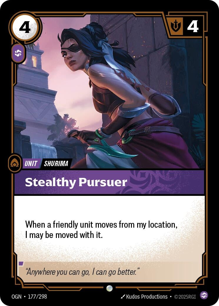Image for Stealthy Pursuer - Riftbound: League of Legends Trading Card Game