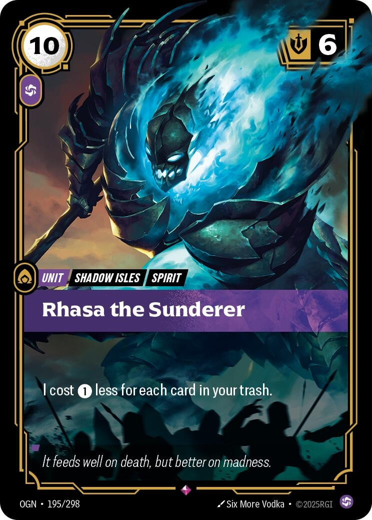 Image for Rhasa the Sunderer - Riftbound: League of Legends Trading Card Game