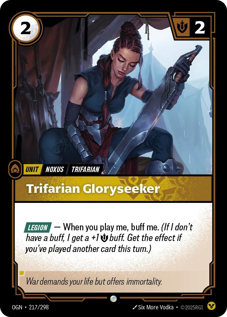 Image for Trifarian Gloryseeker - Riftbound: League of Legends Trading Card Game
