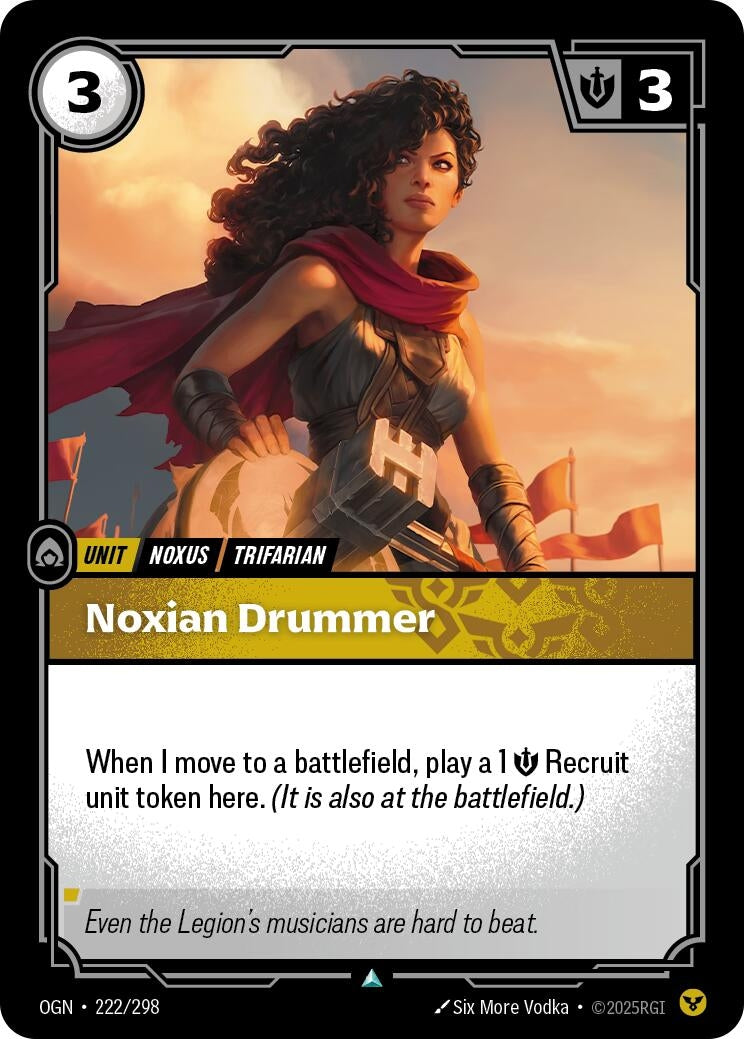 Image for Noxian Drummer - Riftbound: League of Legends Trading Card Game