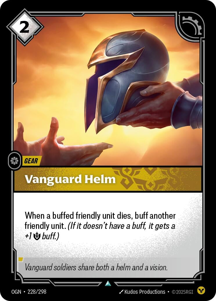 Image for Vanguard Helm - Riftbound: League of Legends Trading Card Game